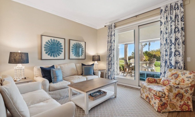 Fernandina Beach Condo | NEW PHOTOS! Stylish, Fully Renovated Sea Dunes Condo on Ground Floor!