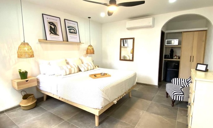 Loreto Apartment | New Studio Maguey- Cozy studio in enjoyable Loreto with AC, WiFi in downtown