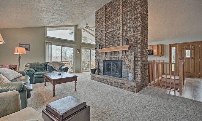 Cassopolis Cottage | NEW! Waterside Escape w/ Dock on Little Fish Lake!