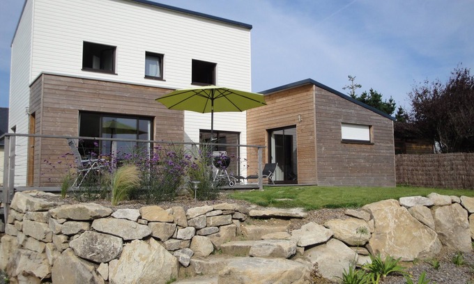 Pleumeur-Bodou House | New wooden house seaside near Tregastel 6 pers quiet