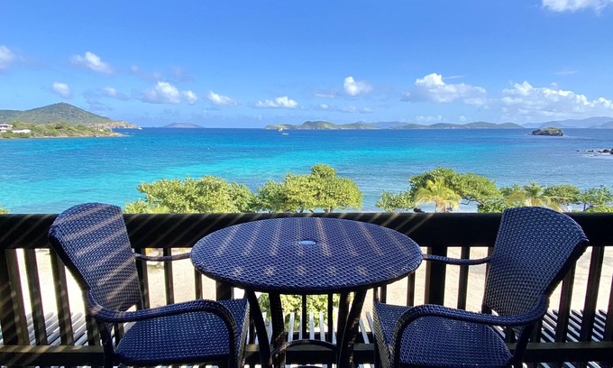 Red Hook Condo | NEWEST RENOVATED BEACHFRONT Villa, Desirable Building B