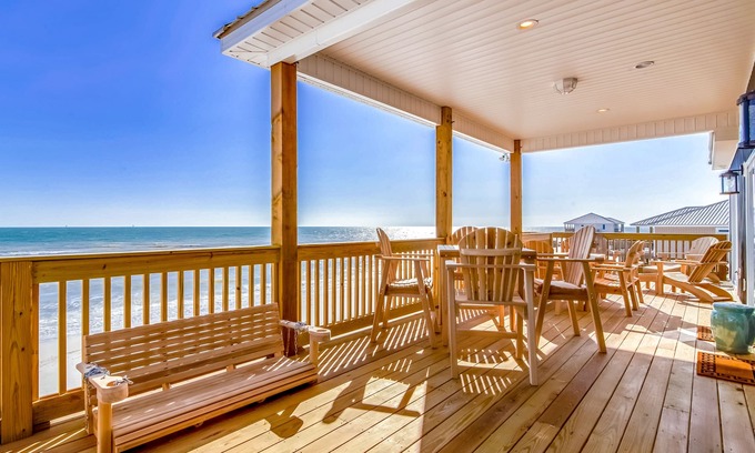 Dauphin Island House | Newly built dog-friendly beachfront home w/stunning ocean views, and gas grill