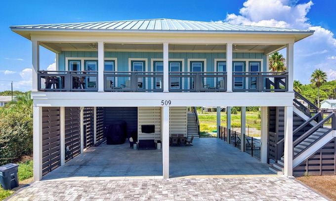 East End House | Newly Constructed, 1 min walk to St. George Island Beach, 4BR/BA, Private Pool