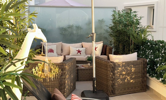 Marbella Apartment | Newly decorated apartment with sea views & 7min drive from the beach