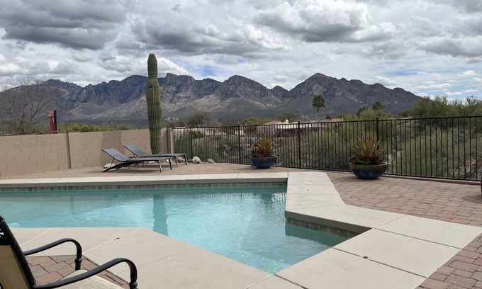 Tangerine Terrace House | Newly Listed Breathtaking Mountain View Vacation Home with Outdoor Pool