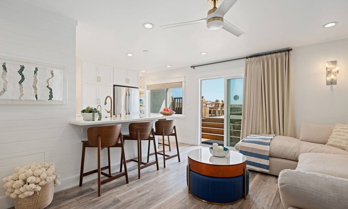 Carpinteria Condo | NEWLY Remodeled 109 Lush 2BD Beachfront Condo - Bliss of the Beach!