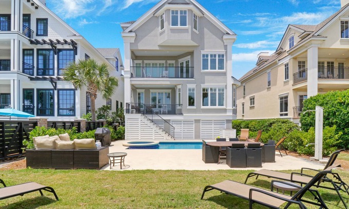 North Forest Beach House | Newly Renovated Oceanfront Getaway on Guscio Way with private pool and Spa