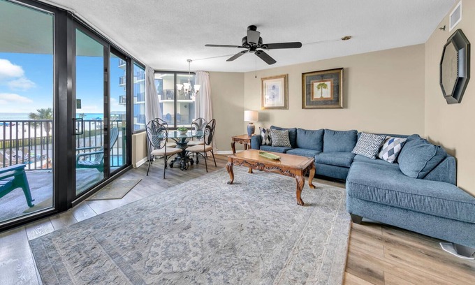 Panama City Beach Condo | ⭐Newly Renovated-Beachfront-1BR Sunbird 211E⭐