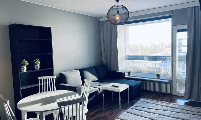 Tapiola Apartment | Newly renovated 1 bedroom apartment with a big balcony and amazing skyline view