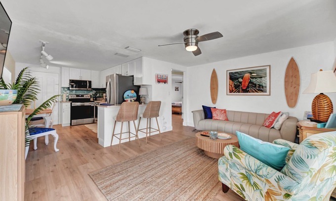 Cortez House | Newly Renovated 2 Bed with Beach Supplies, Trailer Space, Walk to Beach
