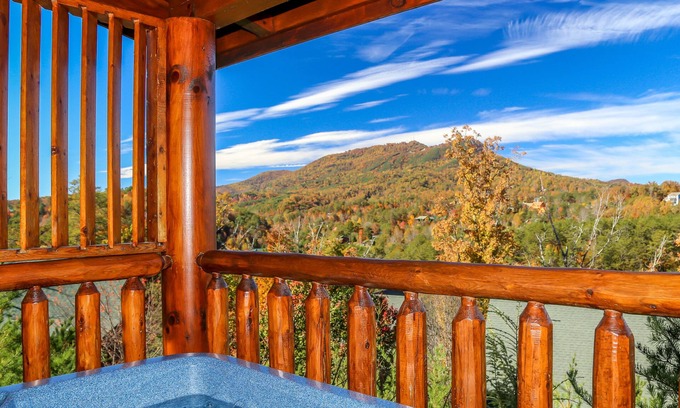 Sevierville Cabin | Newly Renovated! Gated Resort, Mini-Golf, Game Loft, Pools, WiFi, What a View!