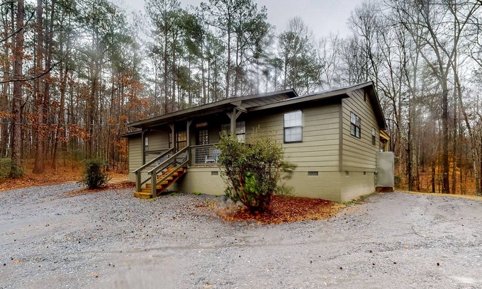 Eclectic House | Newly renovated home near private boat ramp - covered porch & dog-friendly