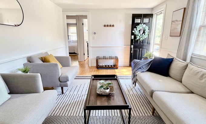 South Dennis House | Newly renovated home near beaches with fire pit, AC, electric vehicle charging