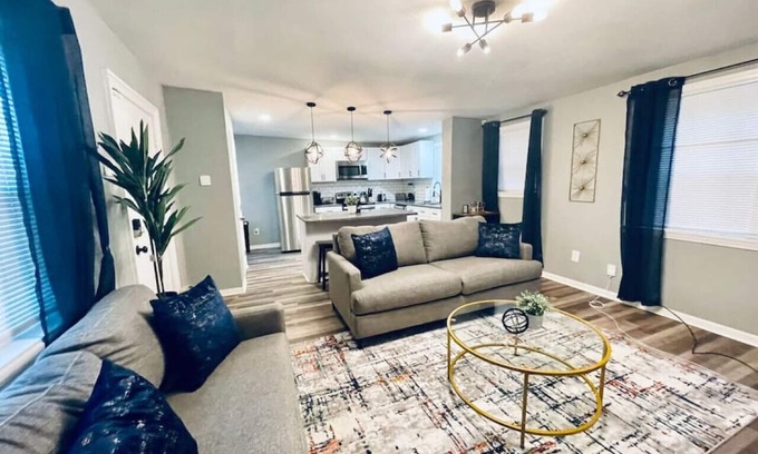 East Point House | Newly Renovated Home, Fenced Yard, Rec Room with Foosball and WiFi!