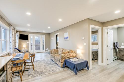 Lubec Apartment | Newly Renovated Maine Retreat Deck with Ocean View!