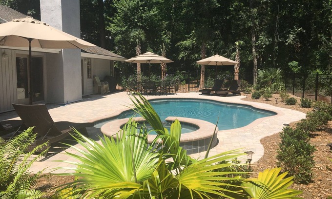 American Beach House | Newly Renovated Home w/Pool and Golf Cart near the Resort - Close to Beach!