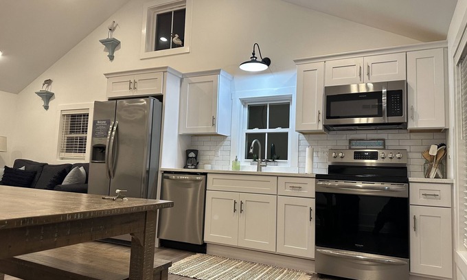 Chincoteague Cottage | Newly renovated water view cottage nestled in the pines.