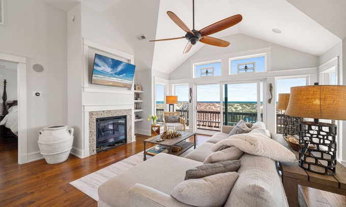 Carova Beach House | Newly Updated Beautiful 4BR Oceanfront Home with Pool & Hot Tub
