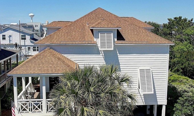 Ocean Isle Beach House | Newly updated, Sleeps 12. Ocean/Jinks Creek views - quick walk to beach