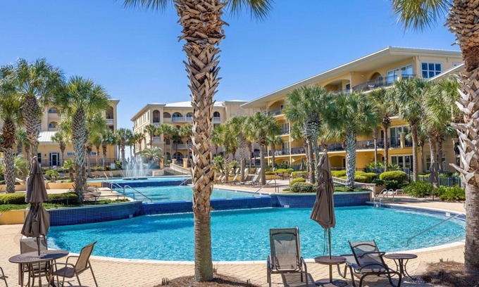 Santa Rosa Beach Condo | Newly Updated - Adagio D303 - “Blue Water” - Third Floor Overlooking the Pool - 3 BR - Sleeps 8