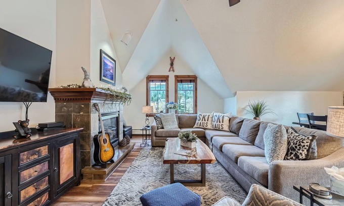 Historic District Condo | Next to Quicksilver lift and in heart of Breck! Pool!