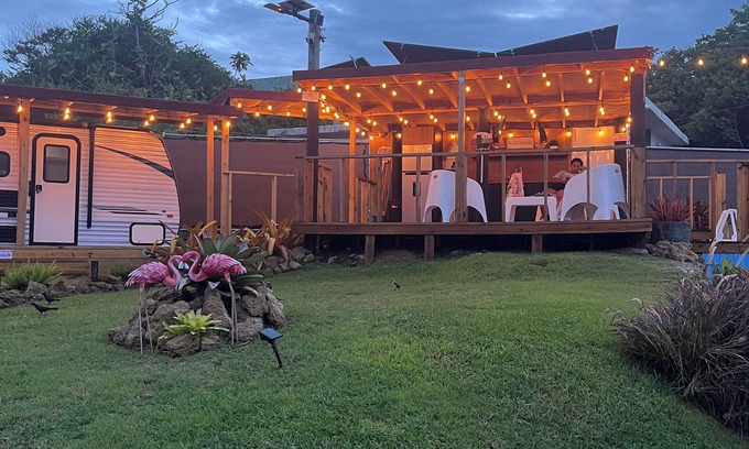 Camuy RV Rental | Neymar Beach House Mobile home for couples 🦩