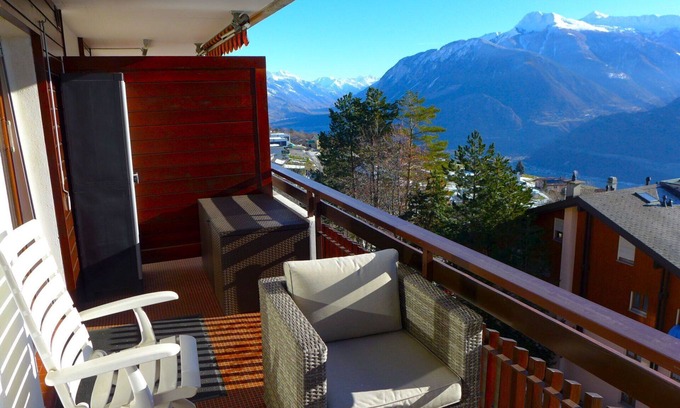 Chermignon Apartment | Nice apartment for 5 people with WIFI, TV and balcony