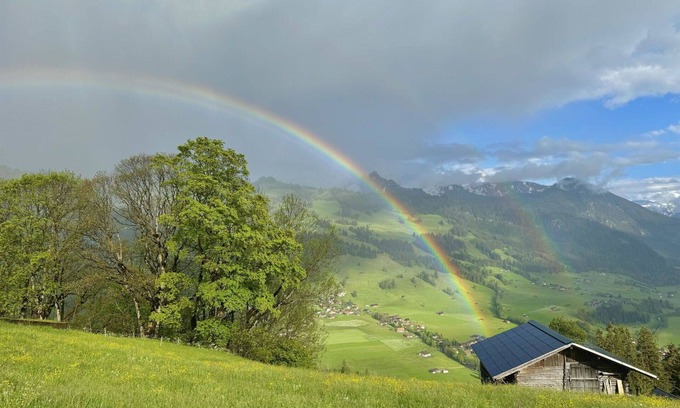 Zweisimmen Apartment | Nice apartment for 3 people with WIFI, balcony and pets allowed