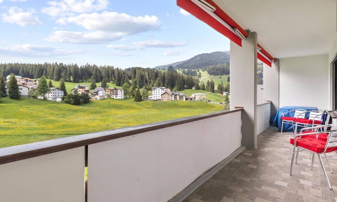 Parpan Apartment | Nice apartment for 5 guests with WIFI, TV and balcony