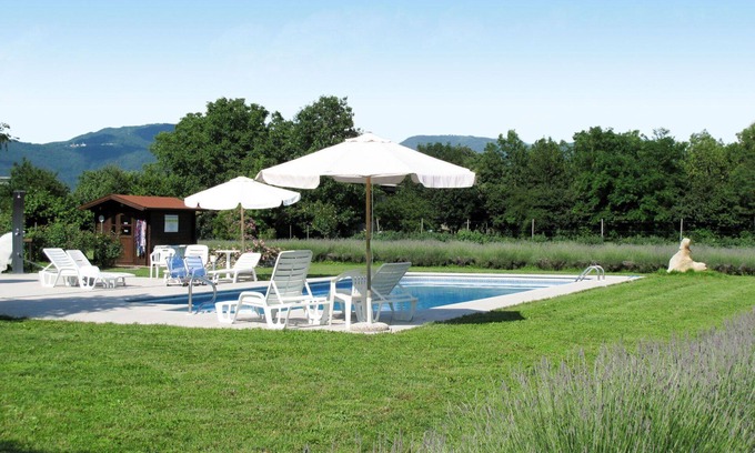Povoletto House | Nice apartment in villa for 4 guests with A/C, pool, WIFI, TV and terrace