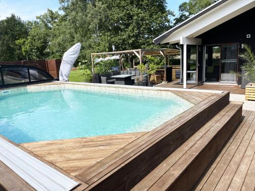 Sodvik House | Nice holiday home with outdoor pool in Lottorp, Oland