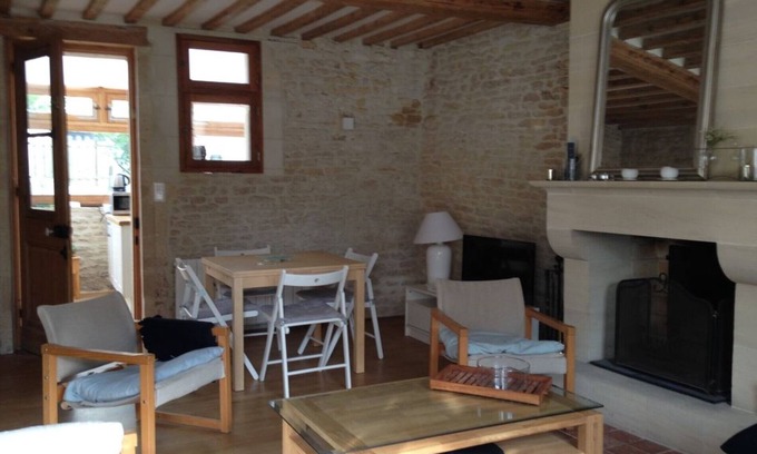 Saint-Regnobert-de-la-Cote-de-Nacre House | Nice house typical of St Aubin sur Mer, 3 bedrooms, 2 steps from the sea,