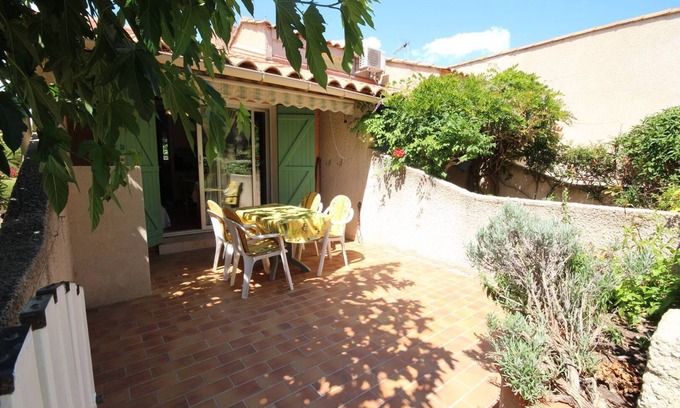 Portiragnes-Plage House | Nice house south exposed in the secured residence MAS DE PLAGE 1, for 3/4 persons, only at 250m.