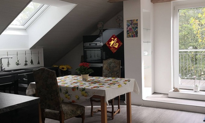 Bamberg House | Nice roof apartment with balcony u. parking spot