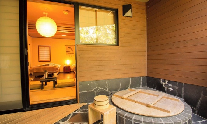 Hata-gun Hotel | Nonsmoking Goemon openair bath special JapaneseWestern room Breakfast included /Shimanto Kōchi