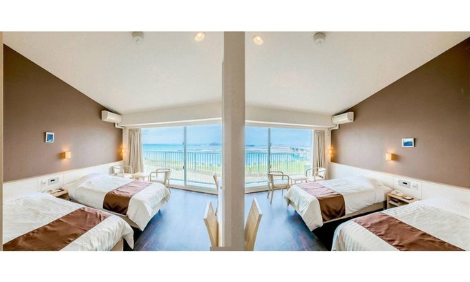 Tomigusuku Hotel | NonSmoking Ocean View Connecting Room VS | Standa/Tomigusuku Okinawa