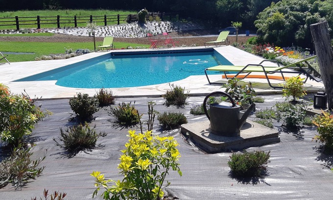 Saint-Hymer House | Norman house near Deauville for up to 10 people with heated pool