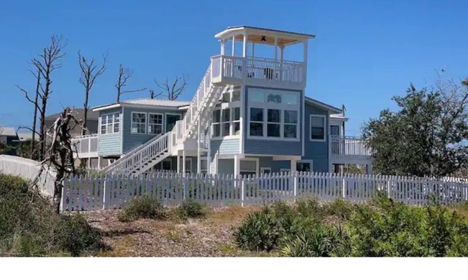 Cape San Blas Cottage | North Cape Cottage with Stunning Bay & Gulf Views