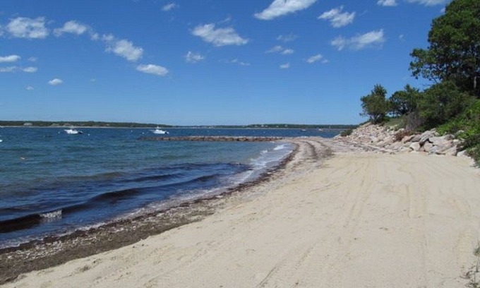 Silver Beach House | North Falmouth, Nyes Neck! Ocean views, priv assoc beach w/ boat & swim dock