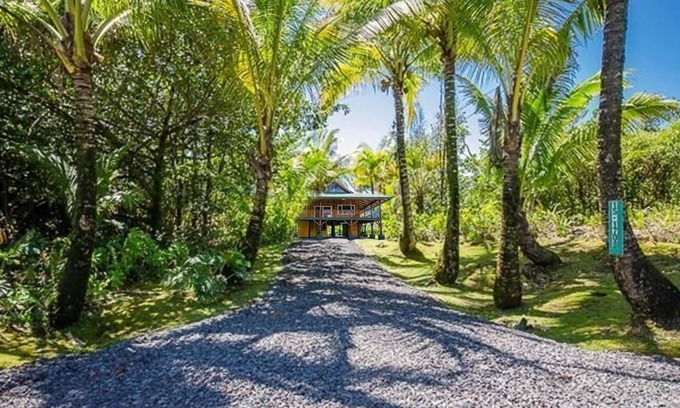 Keaau Cabin | November SALE-TreeHouse Vibe AC-WiFi-BBQ-W&D-Cliffs.