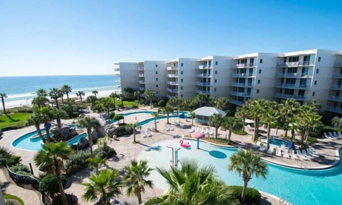 Fort Walton Beach Condo | 🦩Now Booking for Summer! Fantastic 2 Bedroom Premium Waterscape A513~The Octopus's Garden🦩