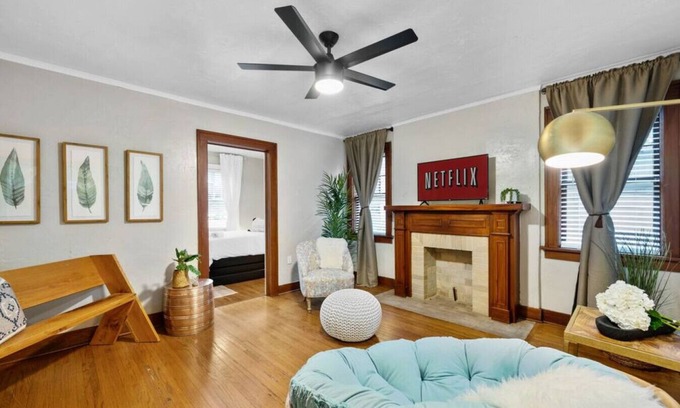 Mesta Park Apartment | NW 20th #1 (OKC) · Step Back in Time Historic Details-Ideal Location