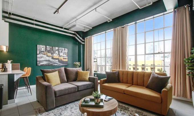 Downtown Los Angeles Apartment | NYC-Style Loft w/Rooftop Pool, Free Parking + Downtown Location