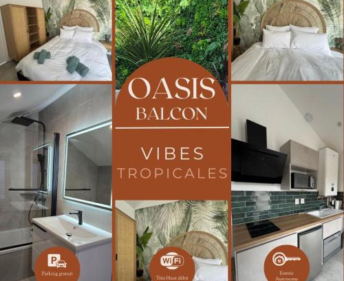 Perols Apartment | Oasis Balcon Vibes Tropicales Arena Parc Expo Clim