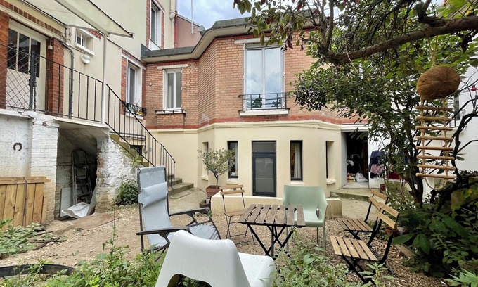 Malakoff Apartment | Oasis de Sérénité à Pom'Cannelle : Apartment with garden in Malakoff