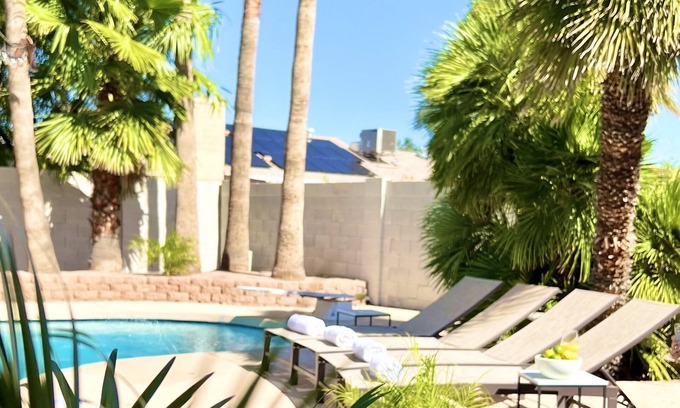 Dobson Ranch House | Oasis - Heated Pool - King Bed - Game Room - Golf