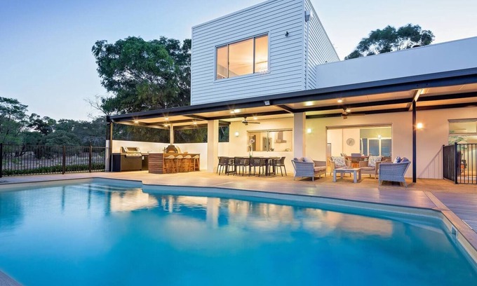 Quindalup House | Oasis Tranquil Getaway with Pool and Scenic Outlooks