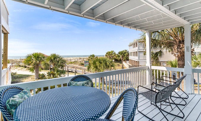 Tybee Island House | Ocean and Beach Views from Bed at this hidden gem!