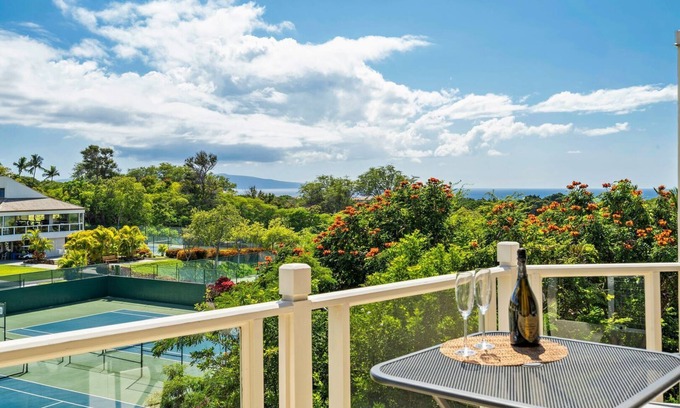 Wailea Condo | Ocean and Golf Course Views 2 bed 2 bath - Grand Champions 112