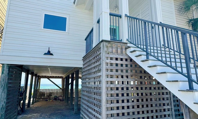 West Panama City Beach House | “Ocean Breeze” Beachfront Vacation House. West end PCB, 5 mins to 30A